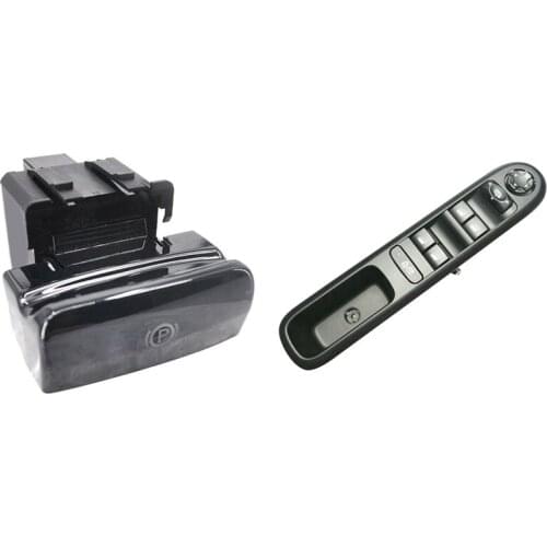 Electronic Handbrake Switch Parking Brake for Peugeot 3008 470702 470703 470706 Bright Black & Window Regulator Switch