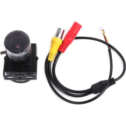 HD 700TVL CMOS 2.8-12mm Zoom Lens Mini CCTV Security Camera Audio Video DIY New