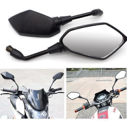 Motorcycle Rear Mirror 8mm 10mm Moto Modification Back Side Mirrors FOR TRIUMPH DAYTONA 675/675 R SPEED TRIPLE 1050 R STREET