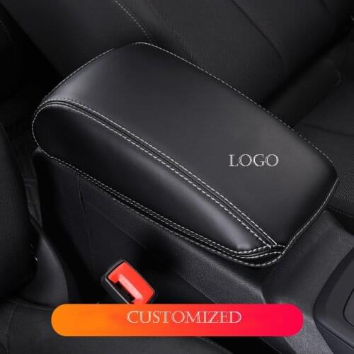 Car armrest cover for ssangyong kyron korando actyon rodius rexton Chairman tivolan Tivolan c accessories