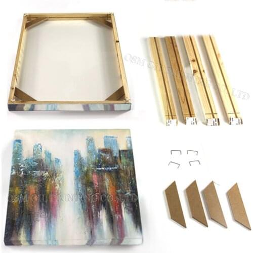 New Arrivals Good Quality Easy Stretched Wooden Frame for Oil Painting and Poster DIY Inner frame for Oil Painting Stretched