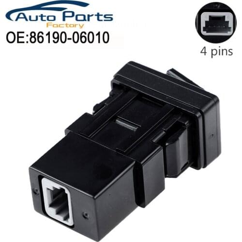 New For Toyota Auxiliary Stereo Jack Adapter 86190-06010 8619006010 86190-53010 8619053010