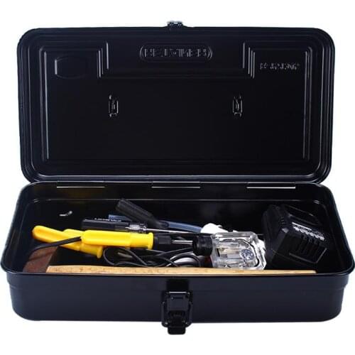 New Iron Metal Hand Toolbox Power Tools Storage Box Multi - Purpose Portable Repair Tool Box Hardware Accessories