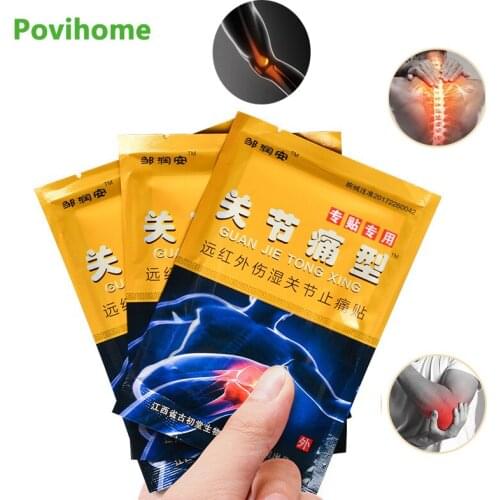 8Pcs/bag Joint Neck Knee Arthritis Analgesic Plaster Ache Relieving Patch Rheumatoid Pain Killer Patches Herbal Medical Plaster