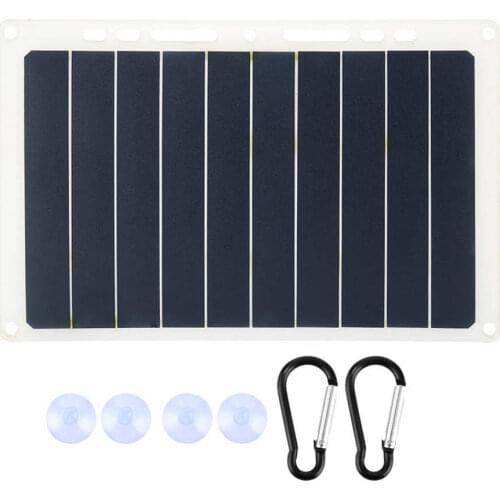10W Portable Outdoor Solar Power Panel Charger with Standard USB Output for Phone Charging Solar System