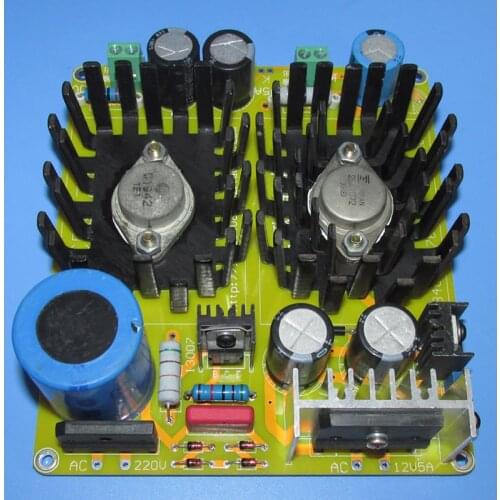 5A regulated power supply board with high voltage 200mA filament for amplifier power amplifier, TO-3 gold sealed tube regulated