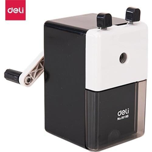DELI E0619B Rotary pencil sharpener Classic pencil cutter sharpener knife smooth sharpening Office School supply stationery