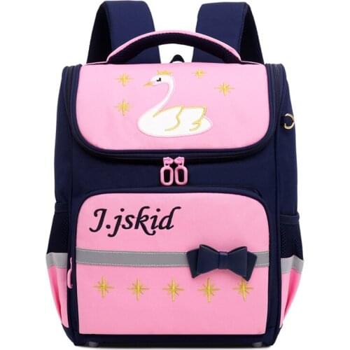 2020 Cute Swan Backpacks For Girls Boys Cartoon School Bags Children Orthopedic Backpack Kids Bag mochila escolar Grade 1-3-4