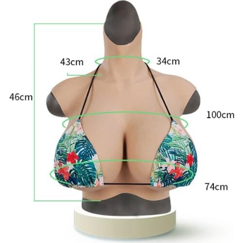 S Cup Transgender Huge Breast Forms for Crossdresser Silicone Artificial Realistic Big Fake Boobs Shemale Drag Queen Mastectomy