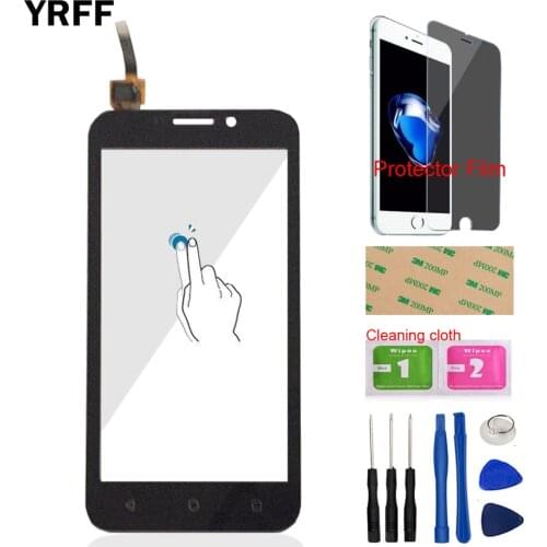 For Huawei Y541-U02 Y541U02 Y5 Y5c Touch Screen Digitizer Front Glass Len Sensor Panel Tools Free Protector Film Adhesive