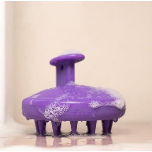 Silicone Head Body To Wash Clean Care Hair Root Itching Scalp Massage Comb Shower Brush Bath Spa Anti-Dandruff Shampoo Brush