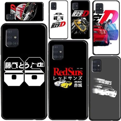 Japan Anime Initial D Car Soft Case For Samsung A21S A20e A10 A20 A40 A50 A70 A12 A52 A11 A31 A41 A51 A71 M31 Coque