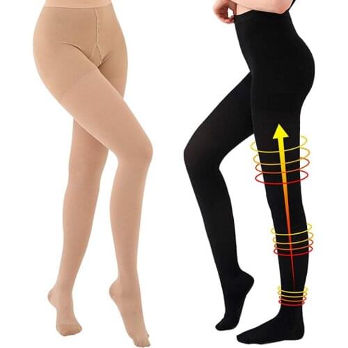 Medical Compression Panty Hose Slimming Compression 20-30mmHg Compression Pantyhose Women Varicose Veins Stockings Support Hose