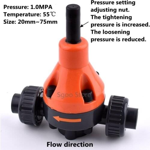1Pc I.D 20~75mm UPVC Back Pressure Valve Relief Valve PVC Plastic Safety Valve Back Pressure Valve Safety Check Valve