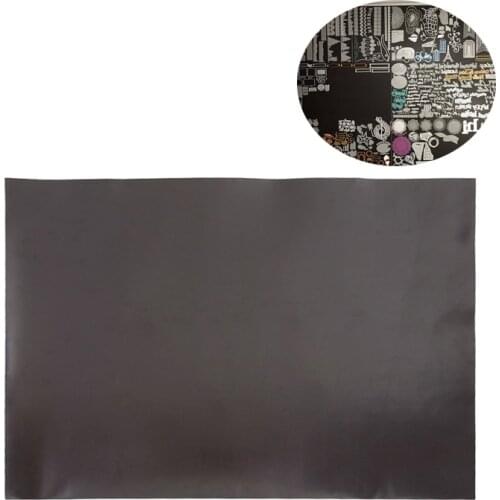 10pcs/lot 21X29.7Cm Self Ribber Soft Magnet Sheet Black Magnetic Mats for Cutting Dies Crafts Storage One Side Fridge Magnet