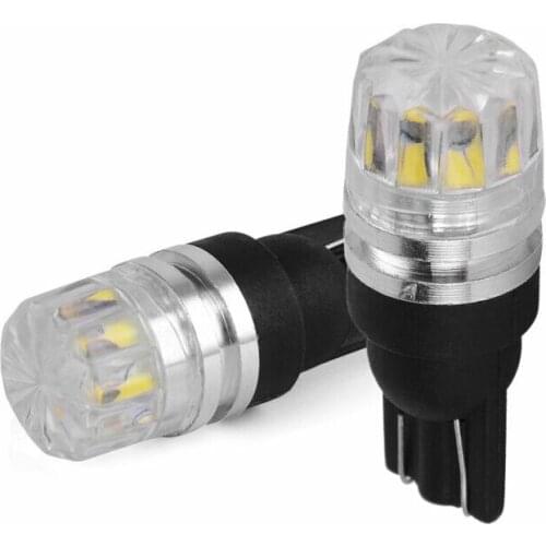 10pcs LED Light Bulbs T10 2SMD Dashboard Dome High Power Accessory Indicator LED