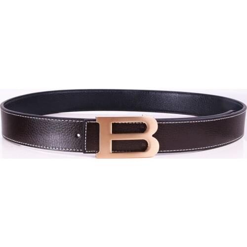 2021 Lady Belts High Quality Leather Women Men Fashion Belt Plated Pearl Buckle