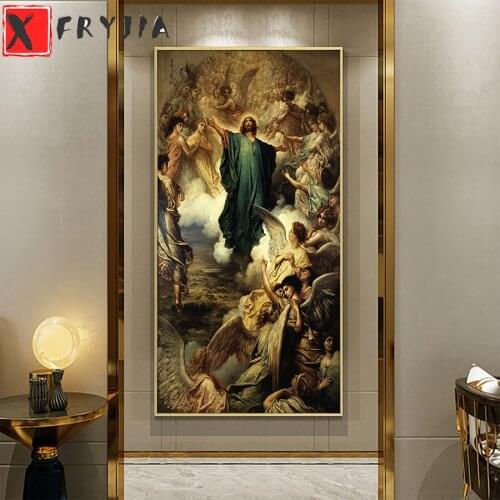 Full square Round drill Diamond embroidery The Lord’s Ascension, Religious God 5D DIY diamond Painting Cross Stitch Mosaic