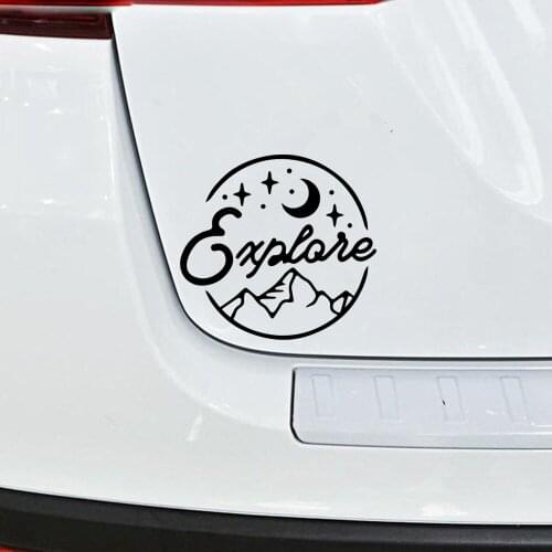 Car Door Explore Car Decal Vinyl Decal For Rearview Mirror Car Head Engine Cover Windows Decoration