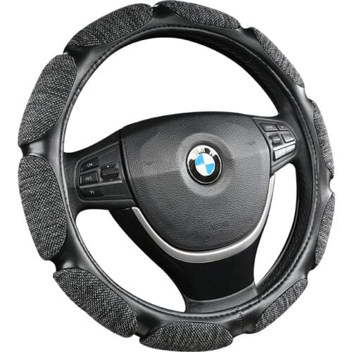 Car Steering-wheel Cover Car-styling Anti-catch Holder Protor Sport Auto Steering Wheel Covers Anti-Slip PU Leather