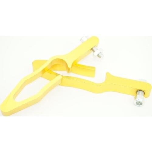 Free Shipping 2pcs/lot CNC Motorcycle Brake Cable Line Clamp Clip