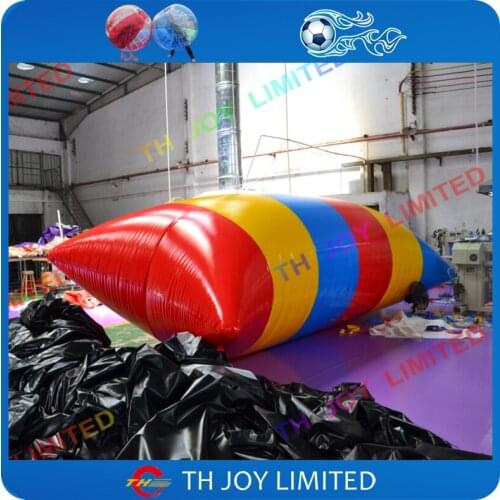 Free shipping Aqua Park Inflatable Water Catapult Blob For Sale, bouncy Jumping water blob launch inflatable water catapult blob