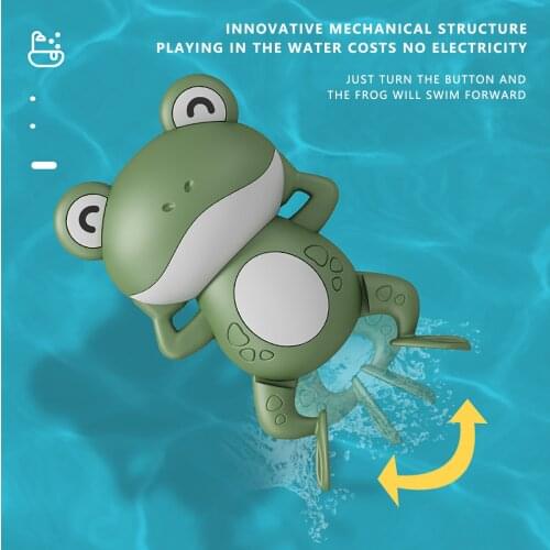 Water Splashing Frog Baby Bath Toys Funy Spring Animals Summer Beach Children Splashing Baby Bath Toys Batch