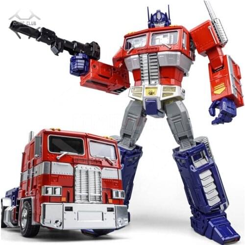 COMIC CLUB WEIJIANG Transformation G1 OP Commander MPP10 red white transparent EVA Alloy Metal Action Figure Robot Toys
