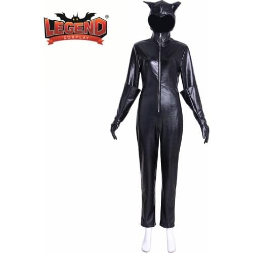 Superhero superwomen cosplay costume jumpsuit catwomen sexy jumpsuit mask cosplay costume custom made plus size