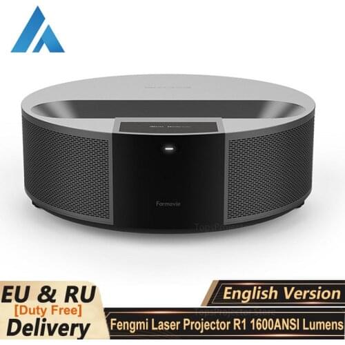 Formoive Fengmi Laser Projector R1 1600ANSI Lumens ALPD 1080P Smart Projection TV Home Theater Support MEMC Dolby Audio DTS-HD