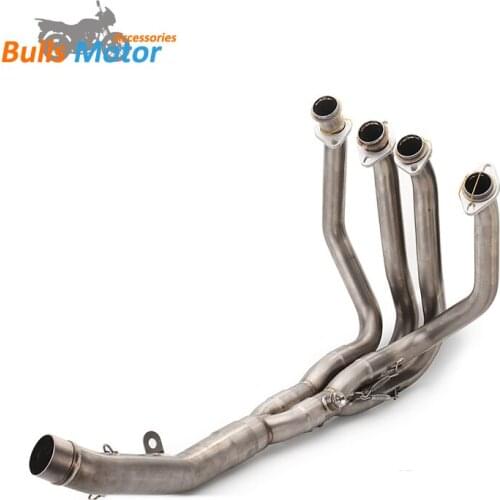 Modified Motorcycle Exhaust for Kawasaki Z800 Exhaust Pipe 51mm Muffler Connect Header Titanium Alloy Downpipe Racing Exhaust