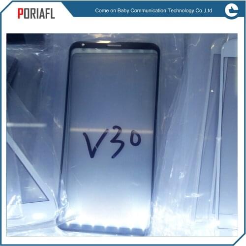 Poriafl high quality For LG V30 Front Outer Glass Lens Repair Touch Screen Outer Glass