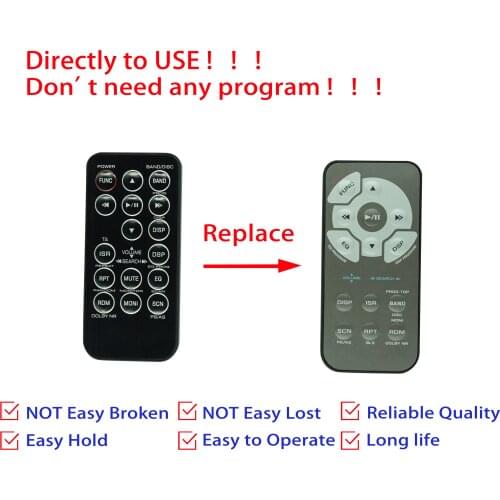 Wireless Remote Control For Clarion RCB-114 RCB-117 DRX6375 ARX5470 ARX4570 &Clarion RCB-120 ZK-6030 ZK-6030BCD Car Stereo Unit