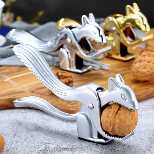 Squirrel Shape Almond Nut Pecan Nuts Nutcracker Nut Clamp Sheller Kitchen Hazelnut Clip Sheller Pliers Opener Walnut Tool