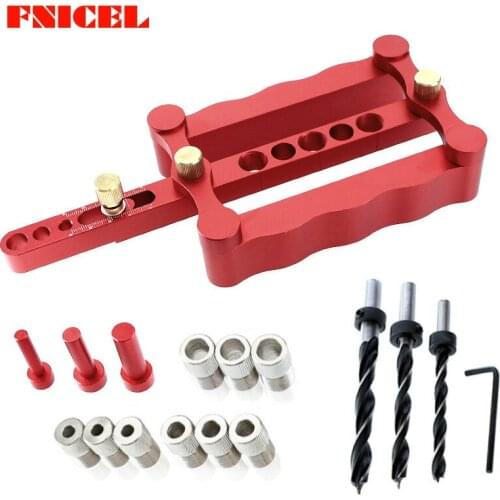 Precise Self Centering Dowelling Jig Metric Dowel 6/8/10mm Drilling Tools for Wood Working Woodworking Joinery Punch Locator