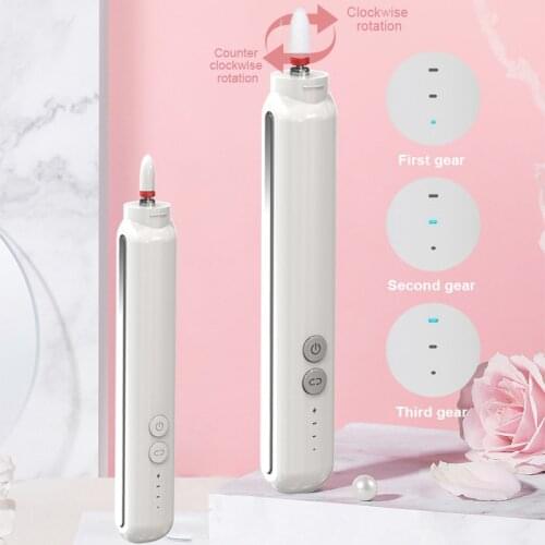 USB Rechargeable Nail Polisher Portable Electric Manicure Apparatus Removes Dead Skin Without Hurting Nails Convenient and Quick