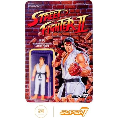 Street Fighteres Hoshi Ryuu Vintage Hanging Card and Joints Movable Action Figure Model Limited Collection Toys