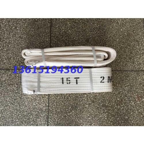 High strength nylon sling sling 20T pickling white sling 20 tons of polypropylene webbing sling