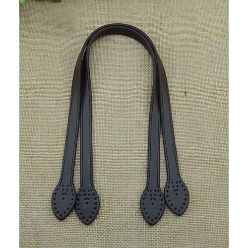 YESIKIMI 60CM 1 Pair Bag Handles DIY Split Leather Bolsa Accessories Replacement Shoulder Bag Straps asas de bolso de cuero