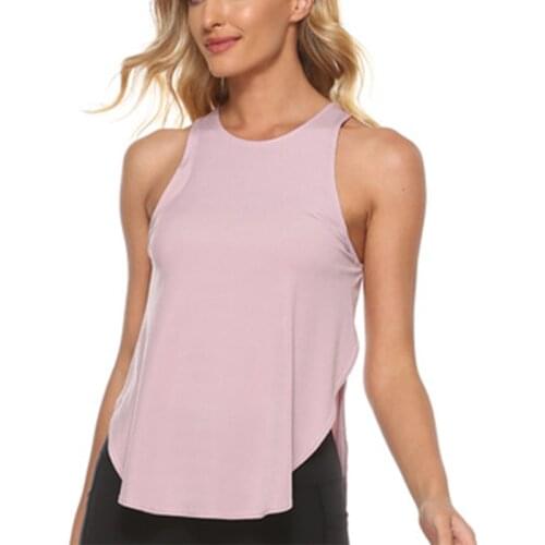 Yoga Vest Women Running Shirts Sleeveless Gym Tank Top Sportswear Quick Dry Breathable Workout Tank Top Fitness Clothes
