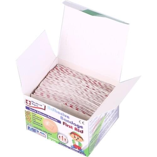 100PCS Band-Aids Waterproof Medical Ultra-Thin Emergency First Aid Bandage Breathable Bandage Band-Aid Adhesive Wound