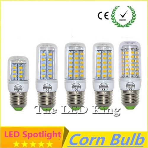 1X 2019 NEW LED lamp E27 E14 G24 GU10 8W 12W 16W 18W 24W 25W 30W SMD 5730 Corn Bulb 220V Chandelier LEDs Candle light Spotlight