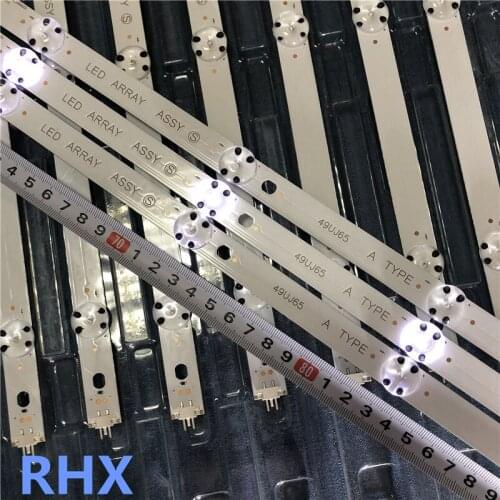 6piece/lot 49 inch 49UJ65 A B TYPE 17Y 49UJ65_A_27LED 49UJ65_B_27LED EAV632632404 100%new LCD TV backlight bar