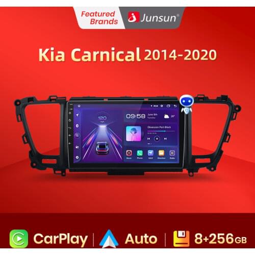 Junsun 2G+32G Android 10.0 RDS For Kia Carnival YP Sedona 2014-2020 Car Radio Multimedia Video Player Navigation GPS 2 din dvd