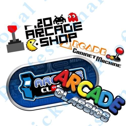 Retro Street Game Arcade Classics Badge Brand Car Sticker Decal Decor Sunscreen Motorcycle Off-road Trunk Guitar Laptop PVC