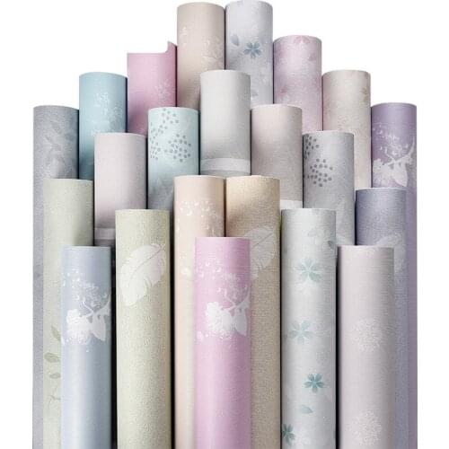 Adhesive PVC Wall Stickers Bedroom Livingroom Background Kitchen Cabinet Renovation Wallpaper 60cm x 5m Angel Feather Leaves