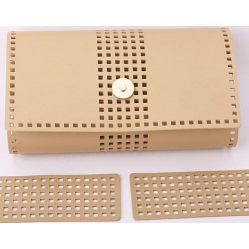 Creative DIY Handmade Bag Handbag Making Leather Weave Grid For Bag Weaving Mesh Leather Material Shoulder Bag Leather Accessory