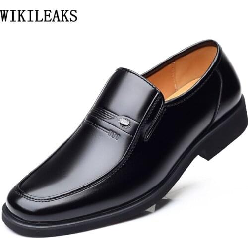 Black Mens Dress Shoes Loafers Formal Wedding Shoes for Men 2021 Brown Men Shoes Big Size 47 48 Zapatillas De Hombre Chaussures