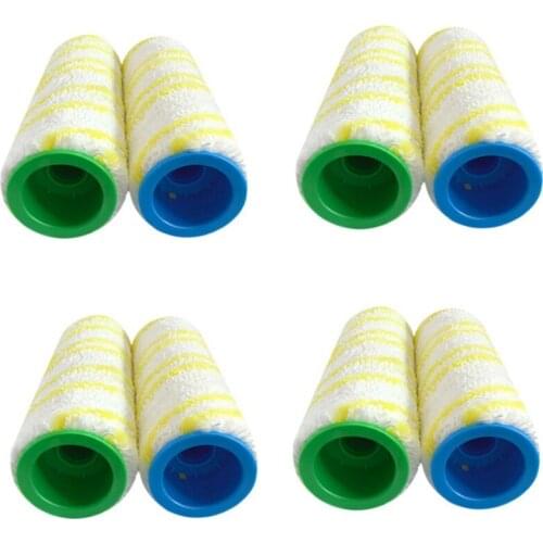 Cleaner Roller Brush Main Brush for KARCHER FC3D FC5 Cordless Vacuum Hard Floor Er Cleaner Rolling Brushes, 8PCS