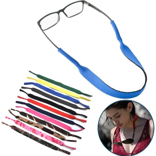 Fashion Floating Anti-slip Glasses Strap Summer Sunglasses Band Strap Neoprene String Rope Eyeglasses Straps Glasses Accessories